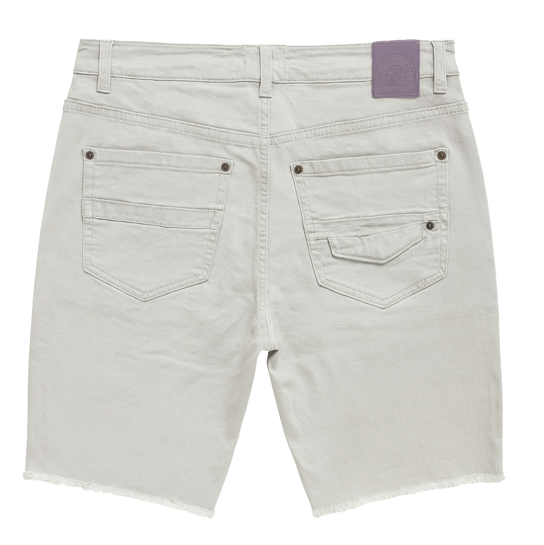 BORN FLY DENIM SHORTS GREY STONE WASH - 2203D4359