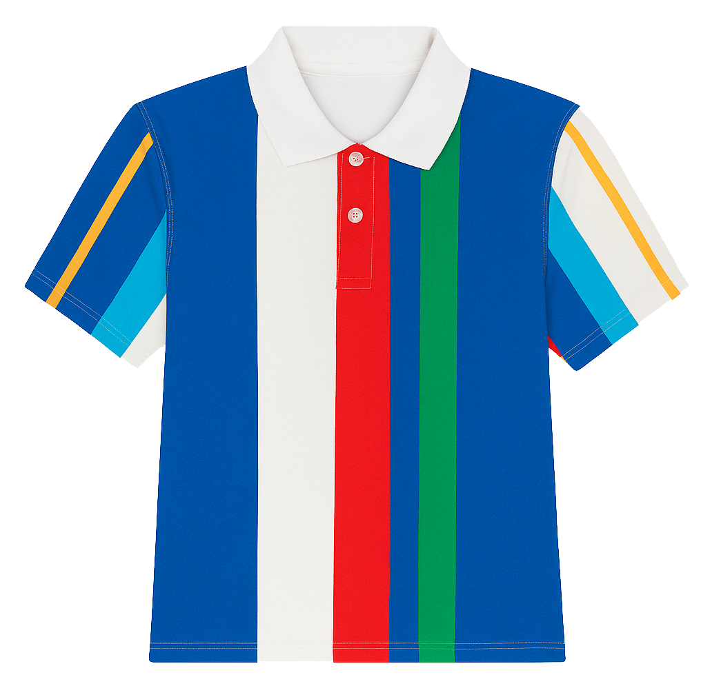 BORN FLY S/S POLO SHIRT BLUE - 1902P3132