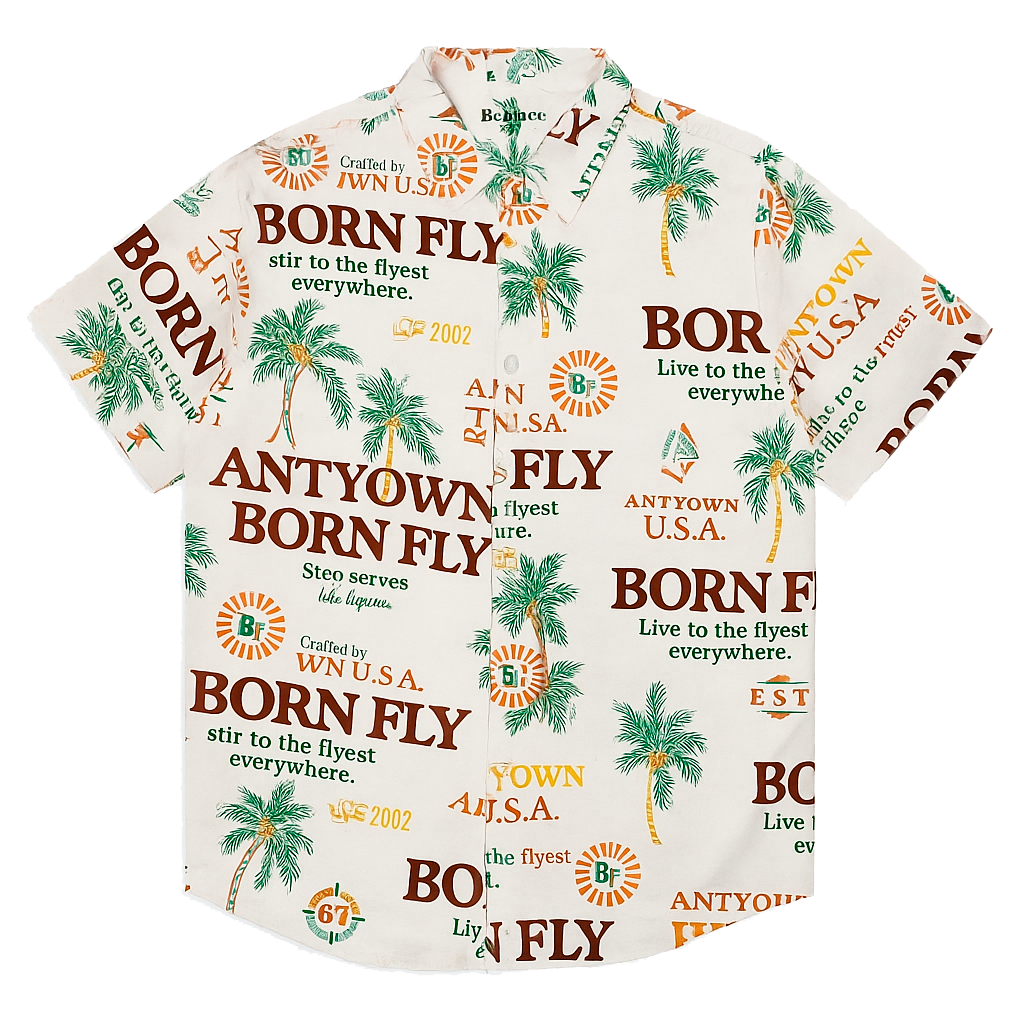 BORN FLY ASSORTED BUTTON DOWN SHIRTS ASST - BFSSBDTA