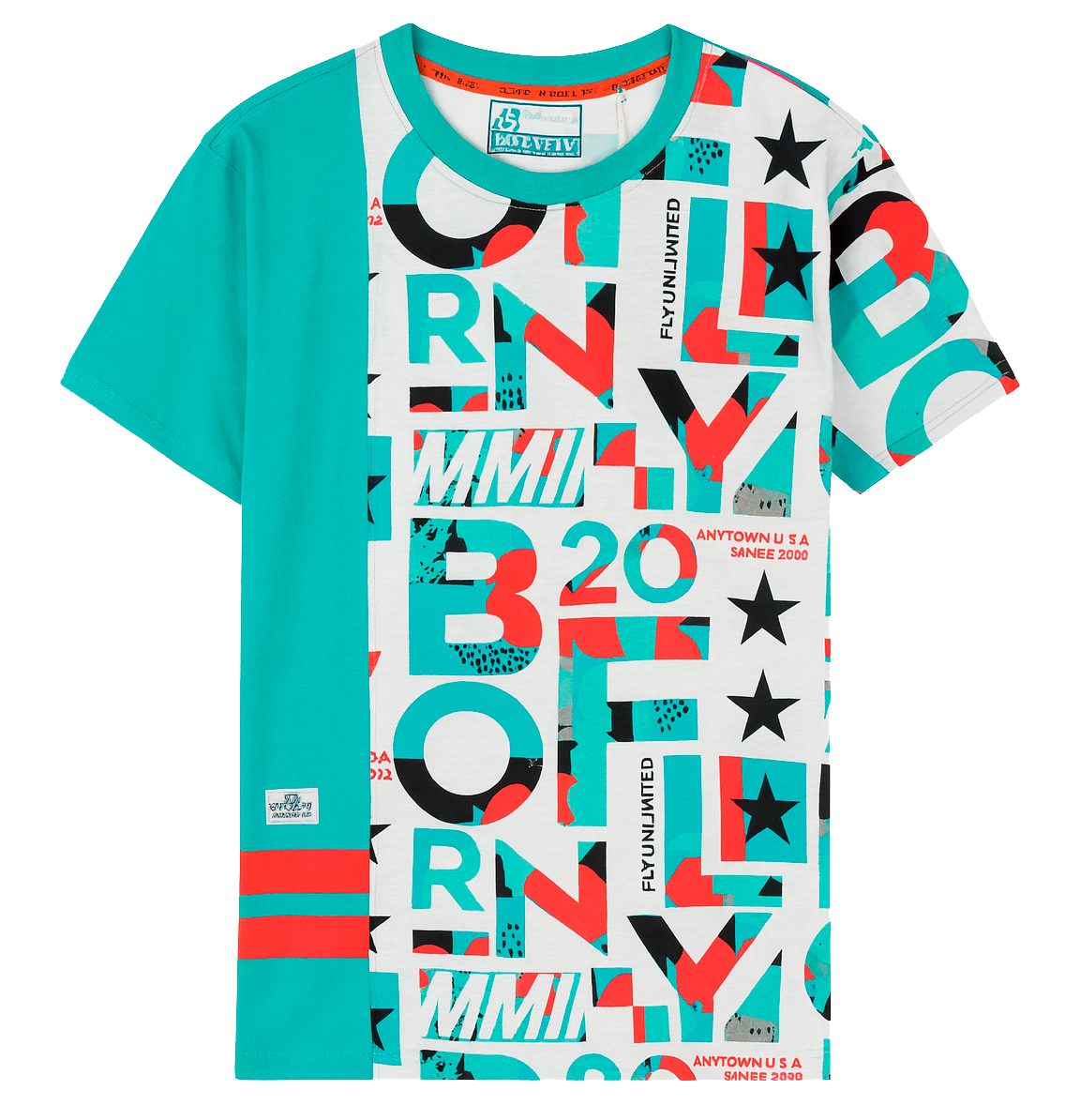 BORN FLY GRAPHIC T-SHIRT WHITE - 2206T4403