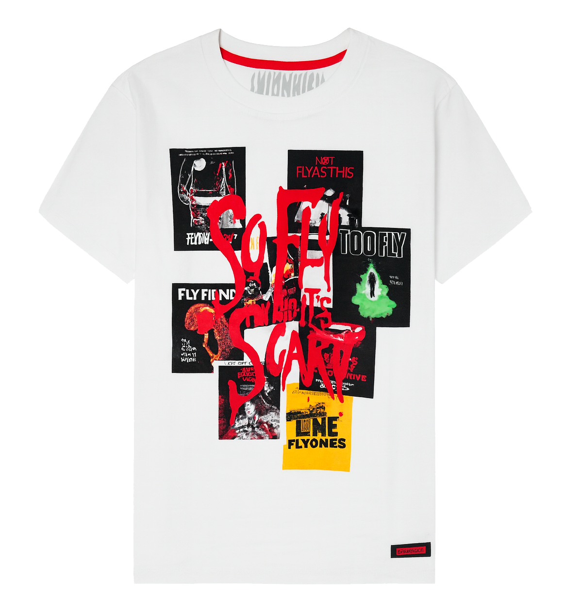 BORN FLY GRAPHIC T-SHIRT WHITE - 2109T4190