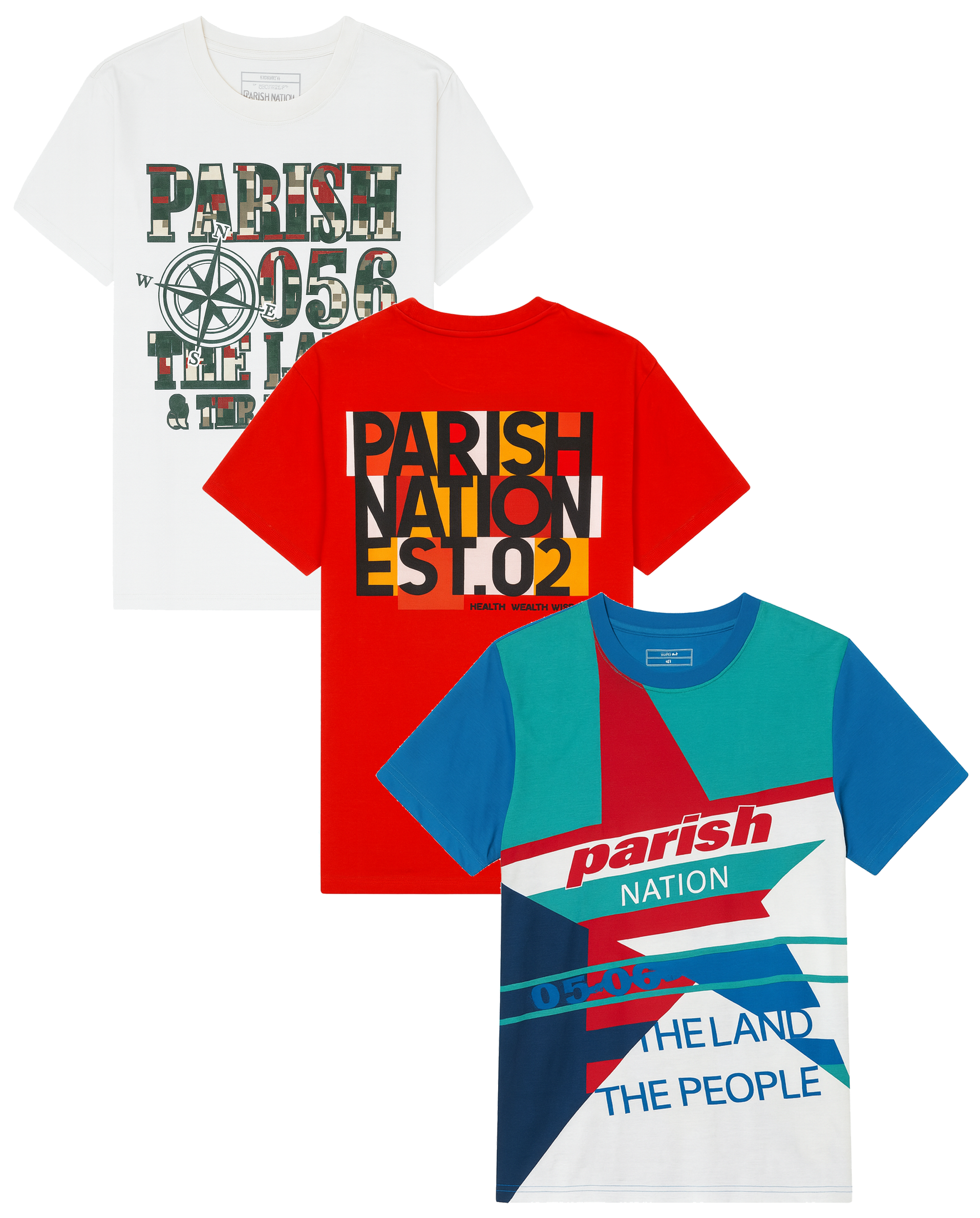 PARISH NATION ASSORTED GRAPHIC T-SHIRTS ASST - PNSSTA