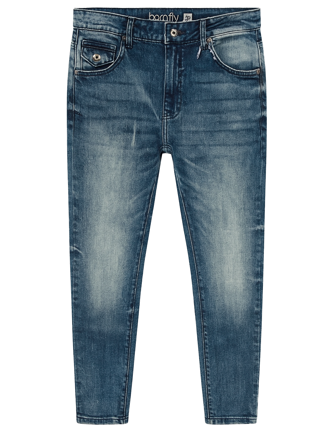 BORN FLY PREMIUM DENIM JEANS TINT WASH - 2308D4844
