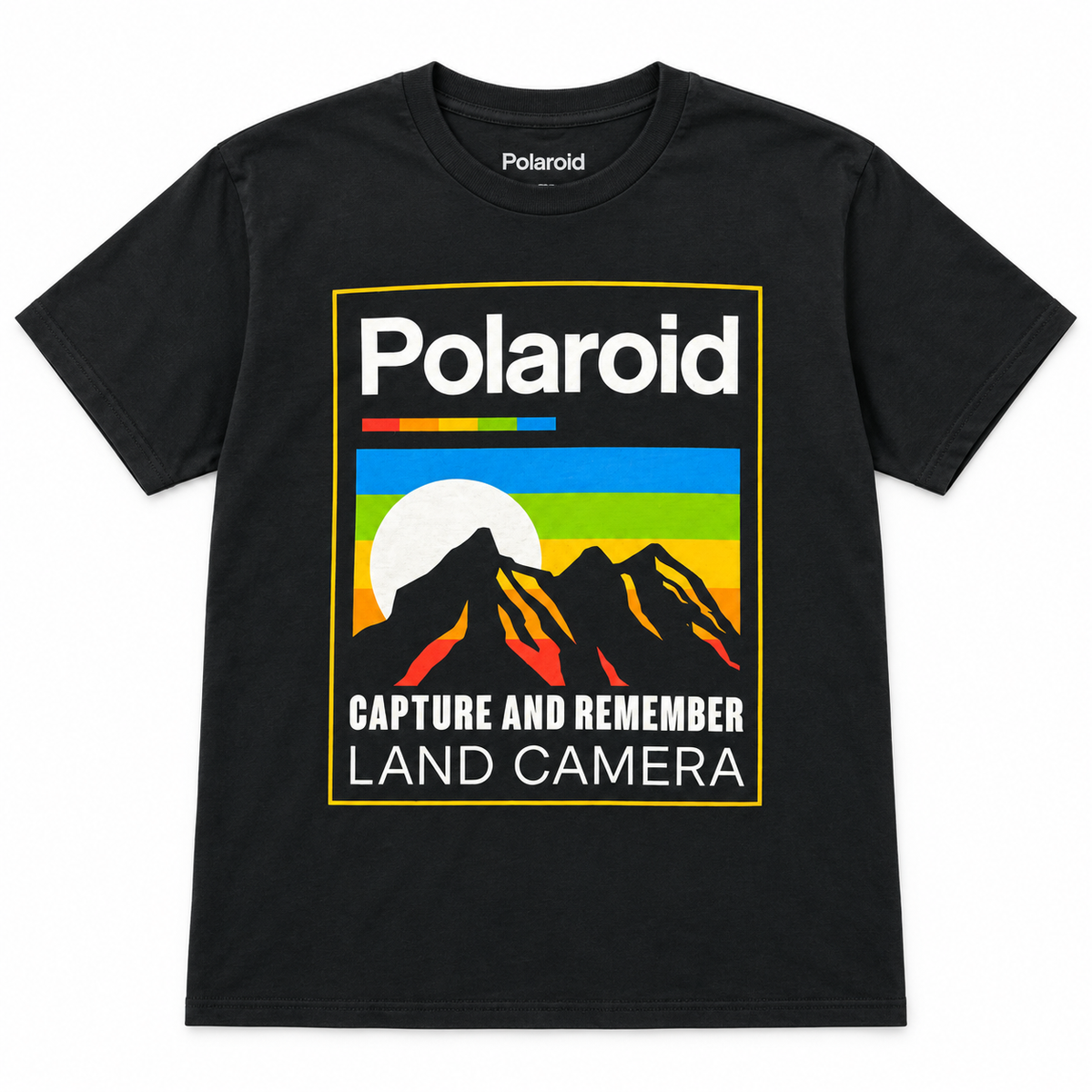 POLAROID GRAPHIC T-SHIRT BLACK - 4POL299630