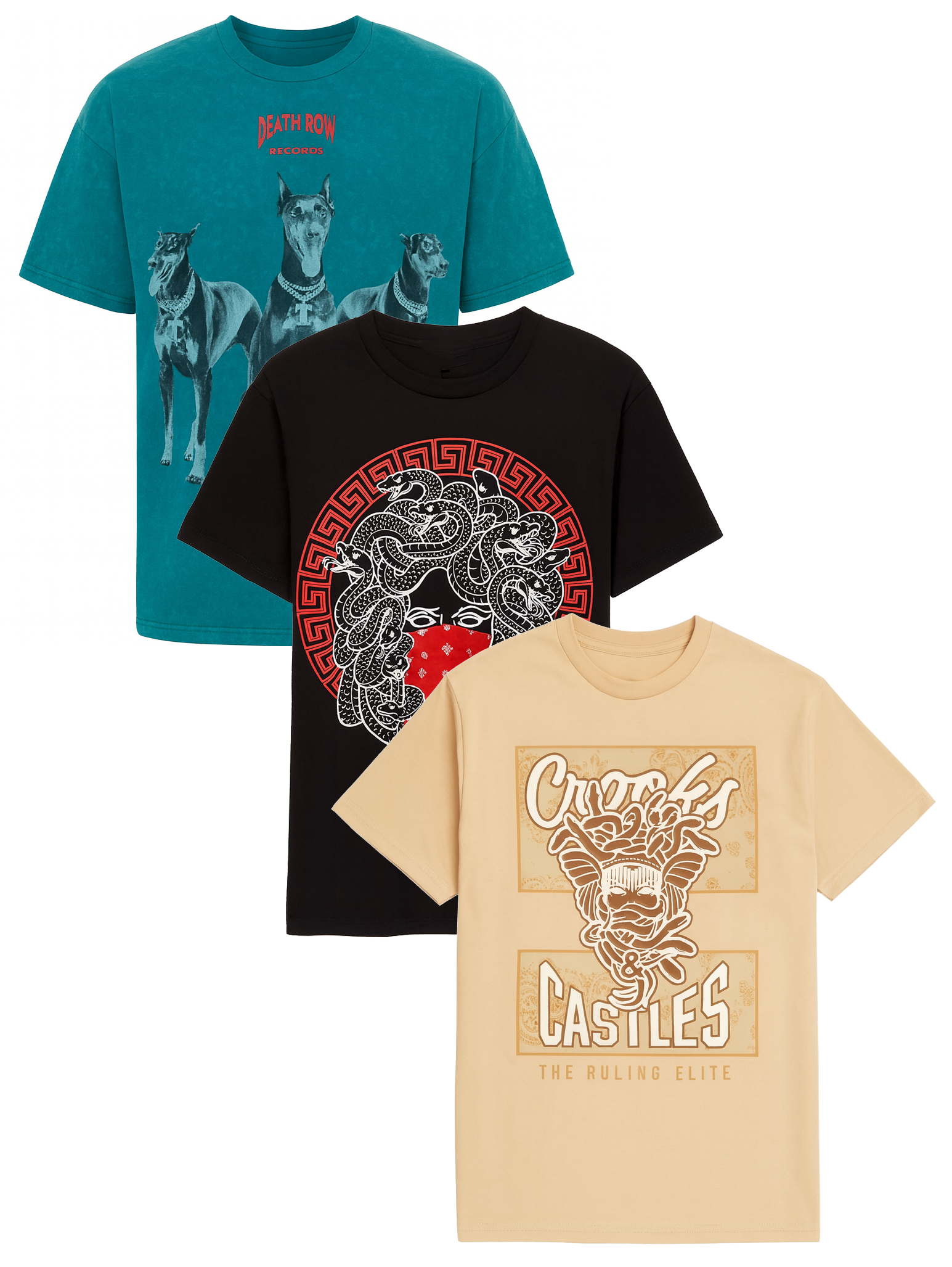 CROOKS & CASTLES ASSORTED T-SHIRTS ASST - CCSSTA