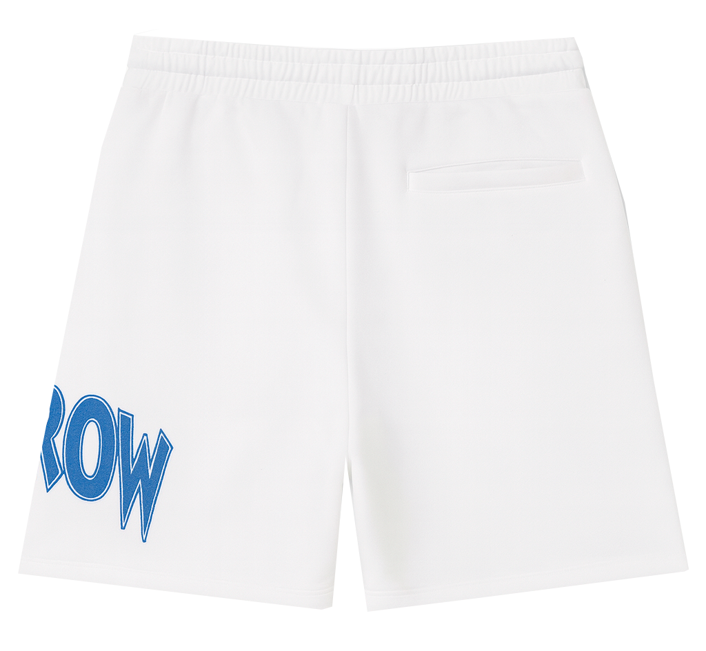 DEATH ROW RECORDS SWEAT SHORTS WHITE - 4DR10611