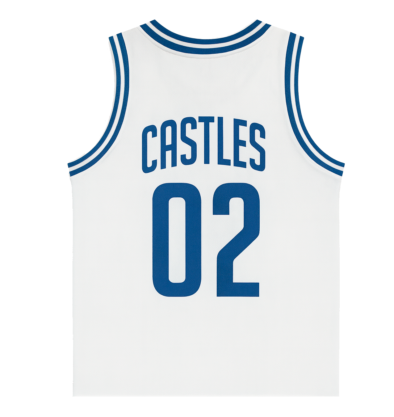 CROOKS & CASTLES BASKETBALL JERSEY WHITE - 4P10106X