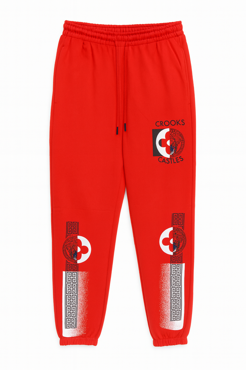 CROOKS & CASTLES JOGGER PANTS RED - QS210636