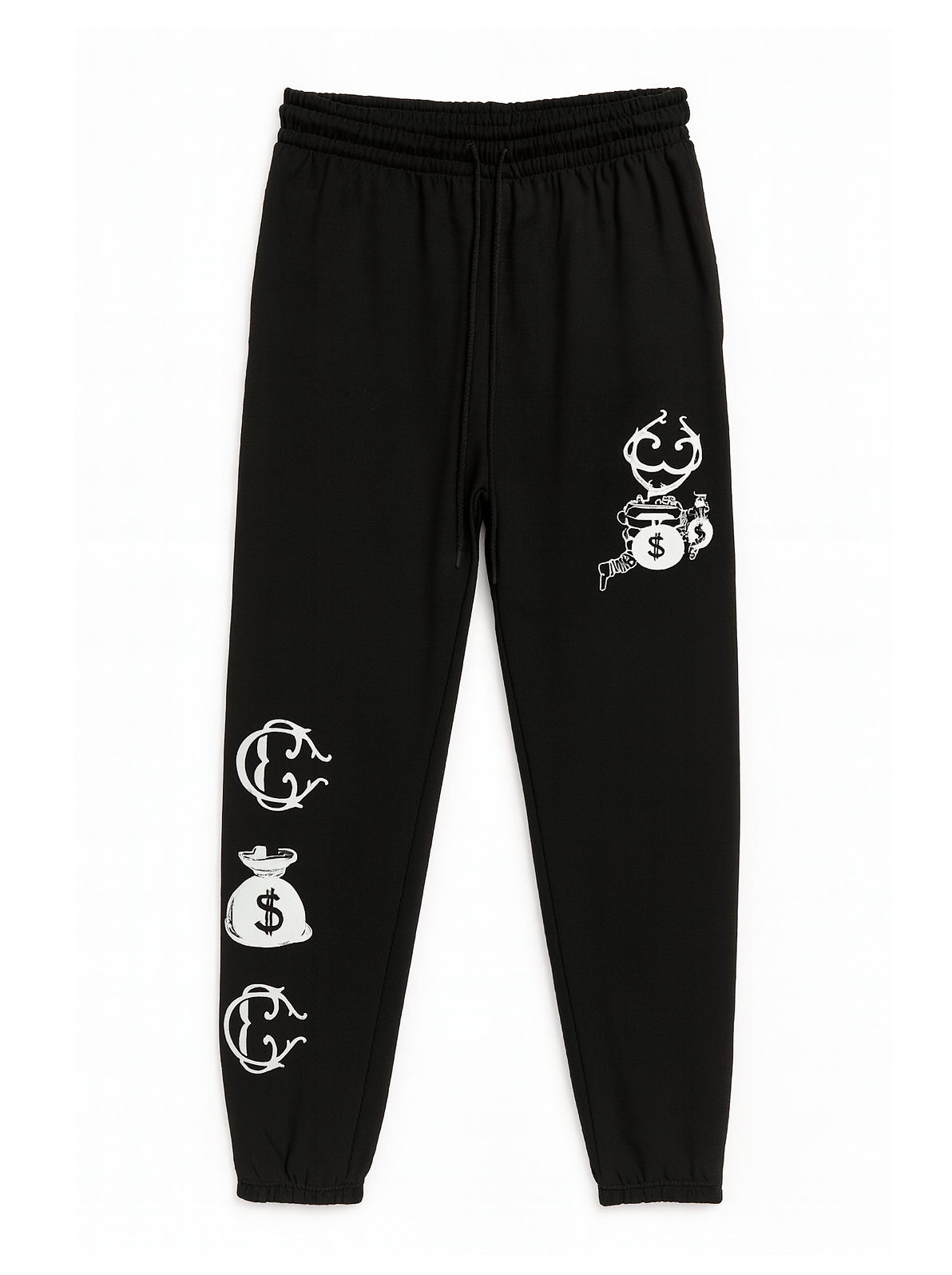 CROOKS & CASTLES JOGGER PANTS BLACK - QS210632