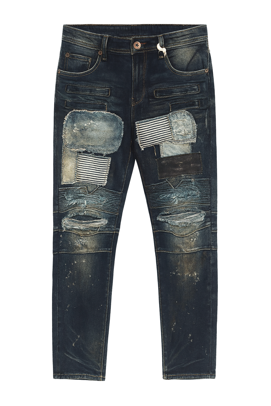 STONERS VINTAGE JEANS DENIM PANTS INDIGO - RUGGED