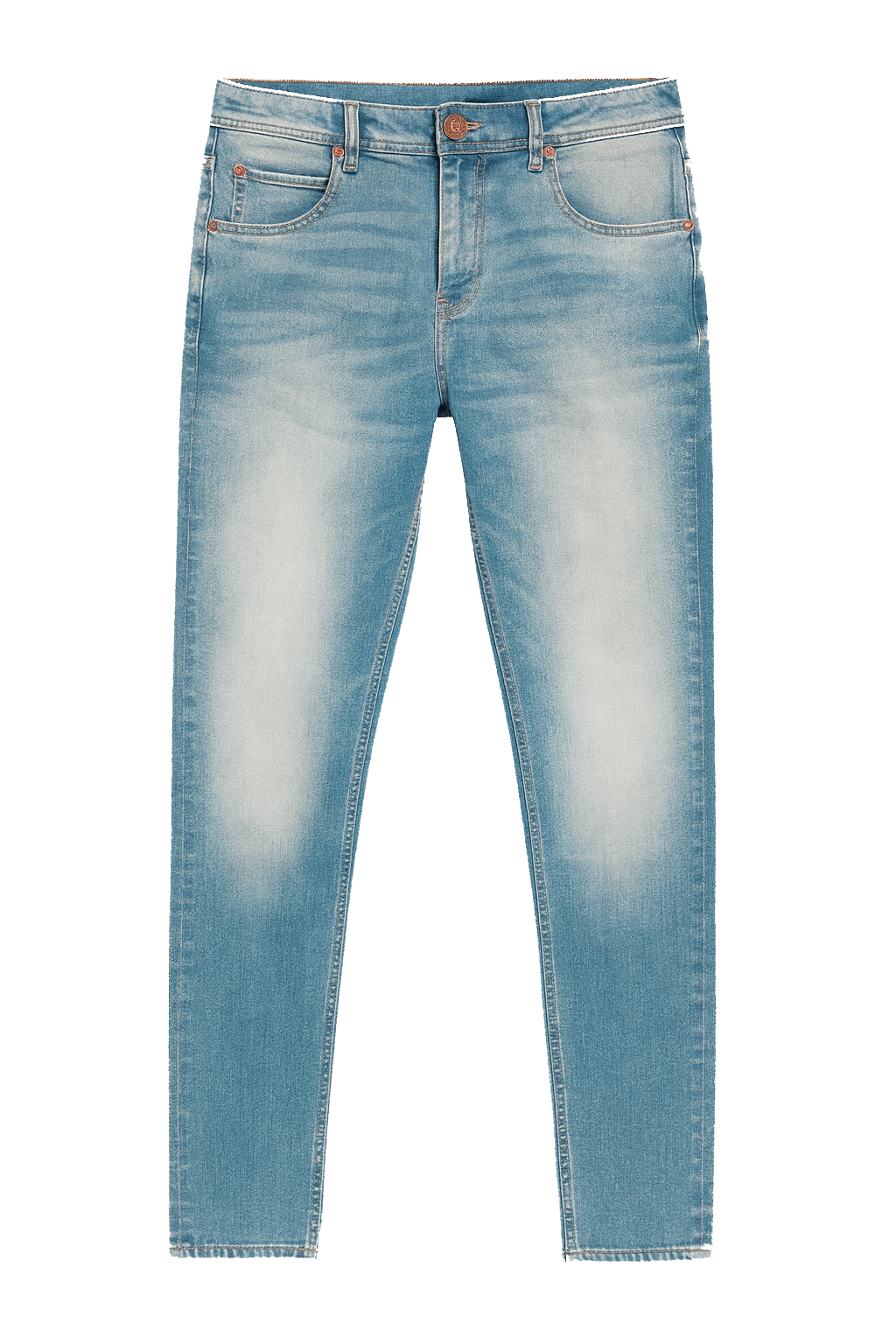 STONERS VINTAGE JEANS STRAIGHT FIT DENIM PANTS LT INDIGO - HAZE