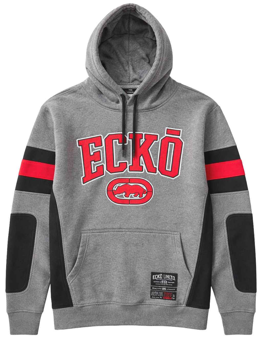 ECKO UNLTD FLEECE HOODIE GREY MARLED - EO34H1178 - Steal Deal 