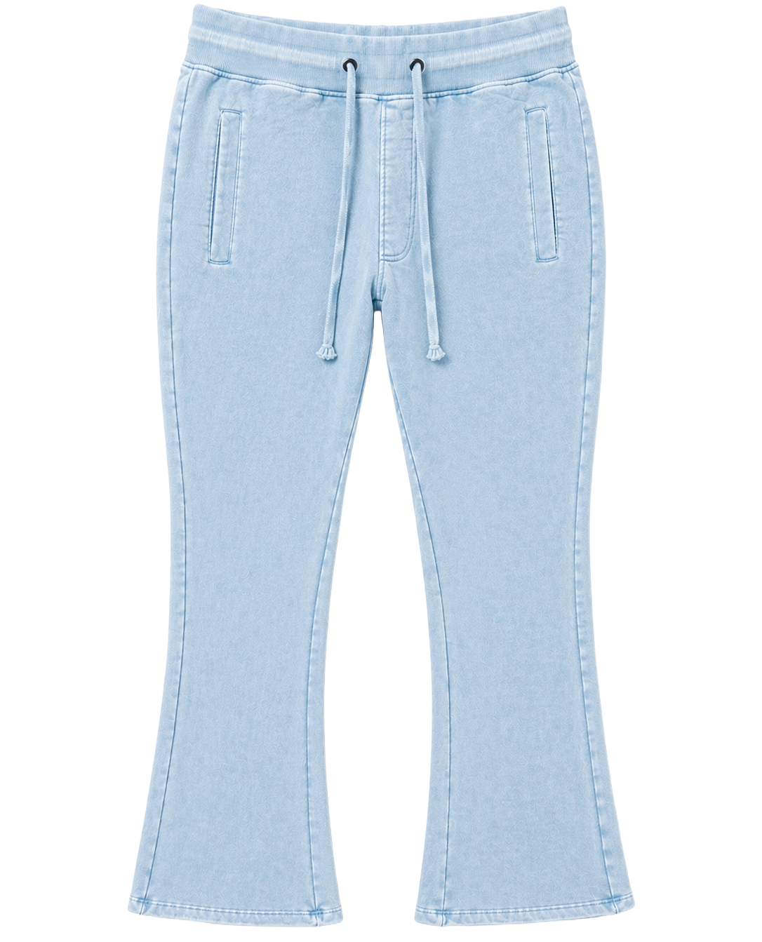 RINGSPUN STACKED FLAIR SWEATPANTS PANTS SKY BLUE - 341-401