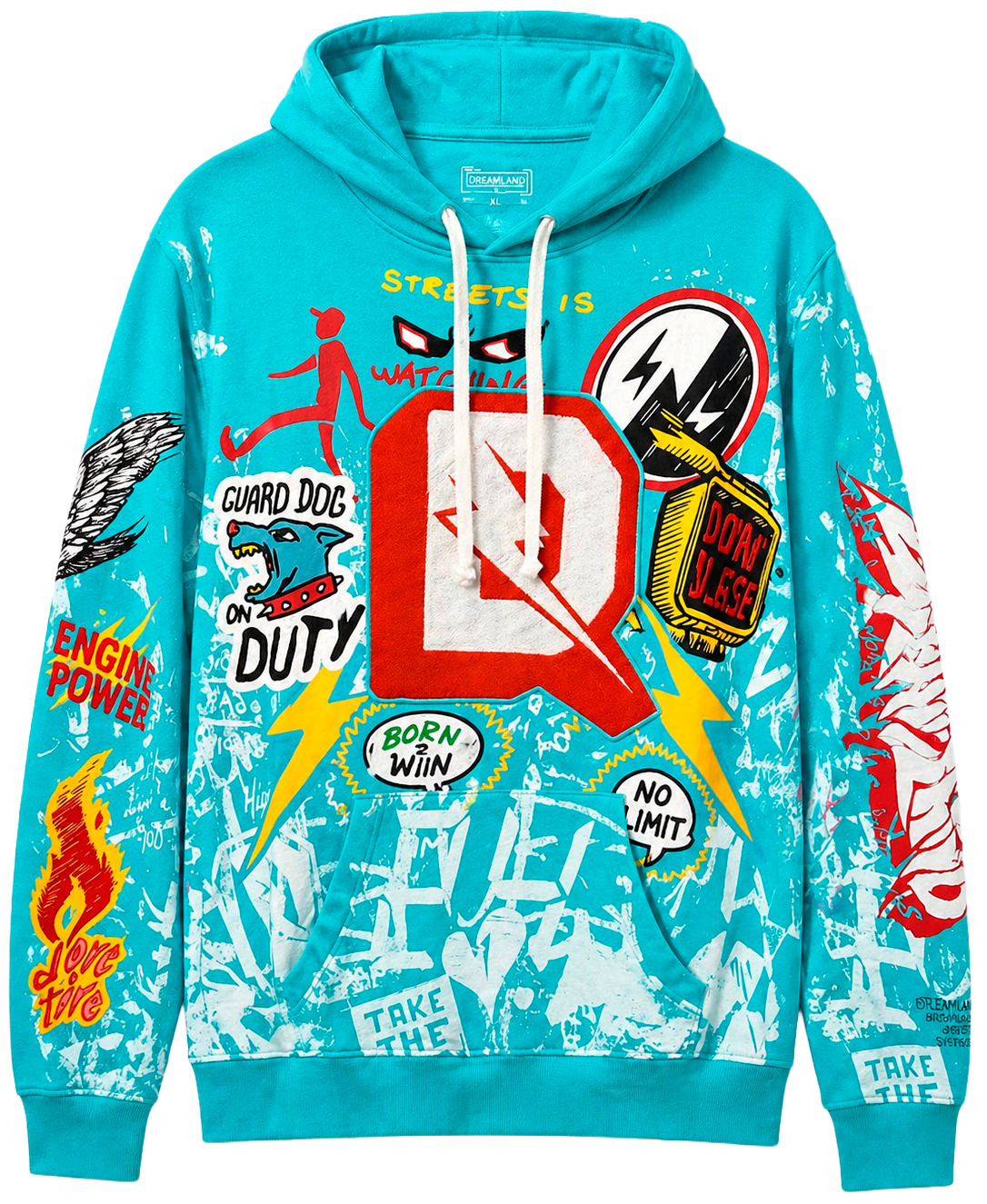 DREAMLAND ASSORTED GRAPHIC HOODIES ASST - DLH26