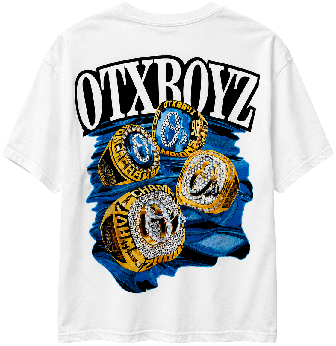 GEEZY DA SNOWMAN GRAPHIC T-SHIRT WHITE - GZSTW