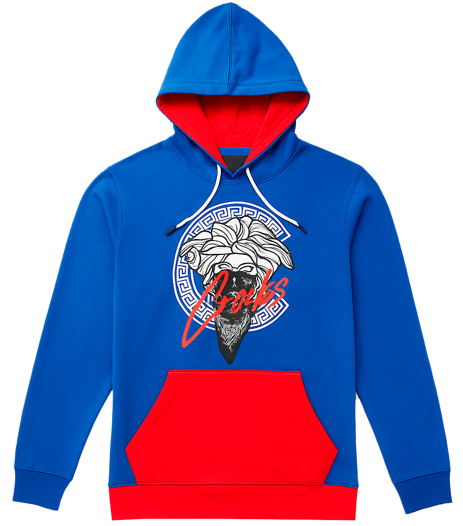 CROOKS & CASTLES GRAPHIC HOODIE RED - QS210167