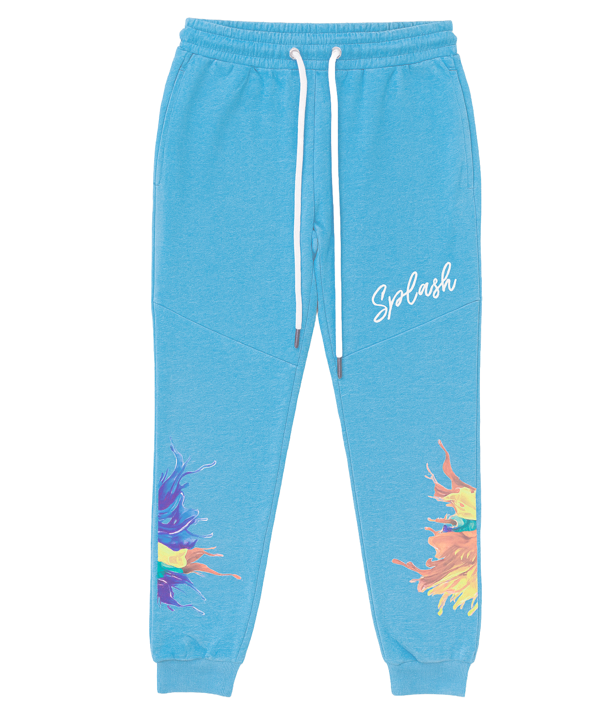 FIFTH LOOP SPLASH JOGGER PANTS SEA BLUE - FLP221