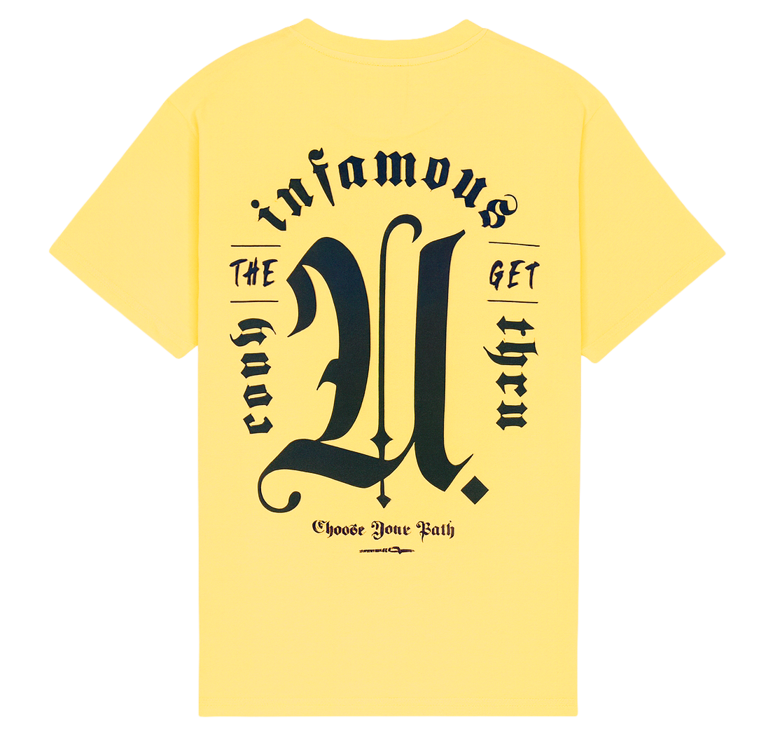 UNDERTD GRAPHIC T-SHIRT YELLOW - US4106W