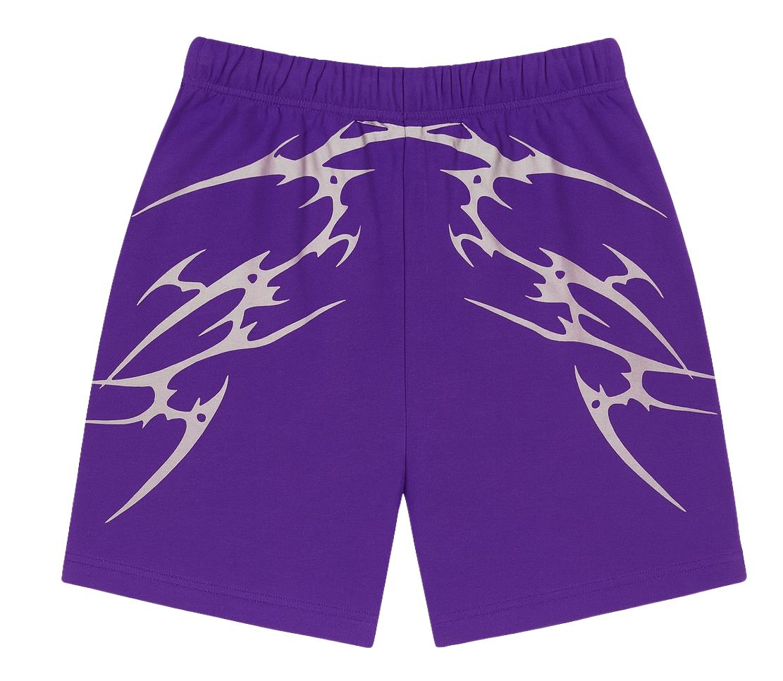 UNDERTD GRAPHIC SWEATS SHORTS GRAPE - US5203