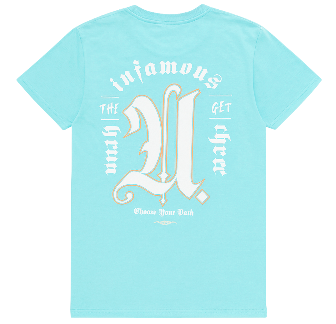 UNDERTD GRAPHIC T-SHIRT MIAMI BLUE - US4106W