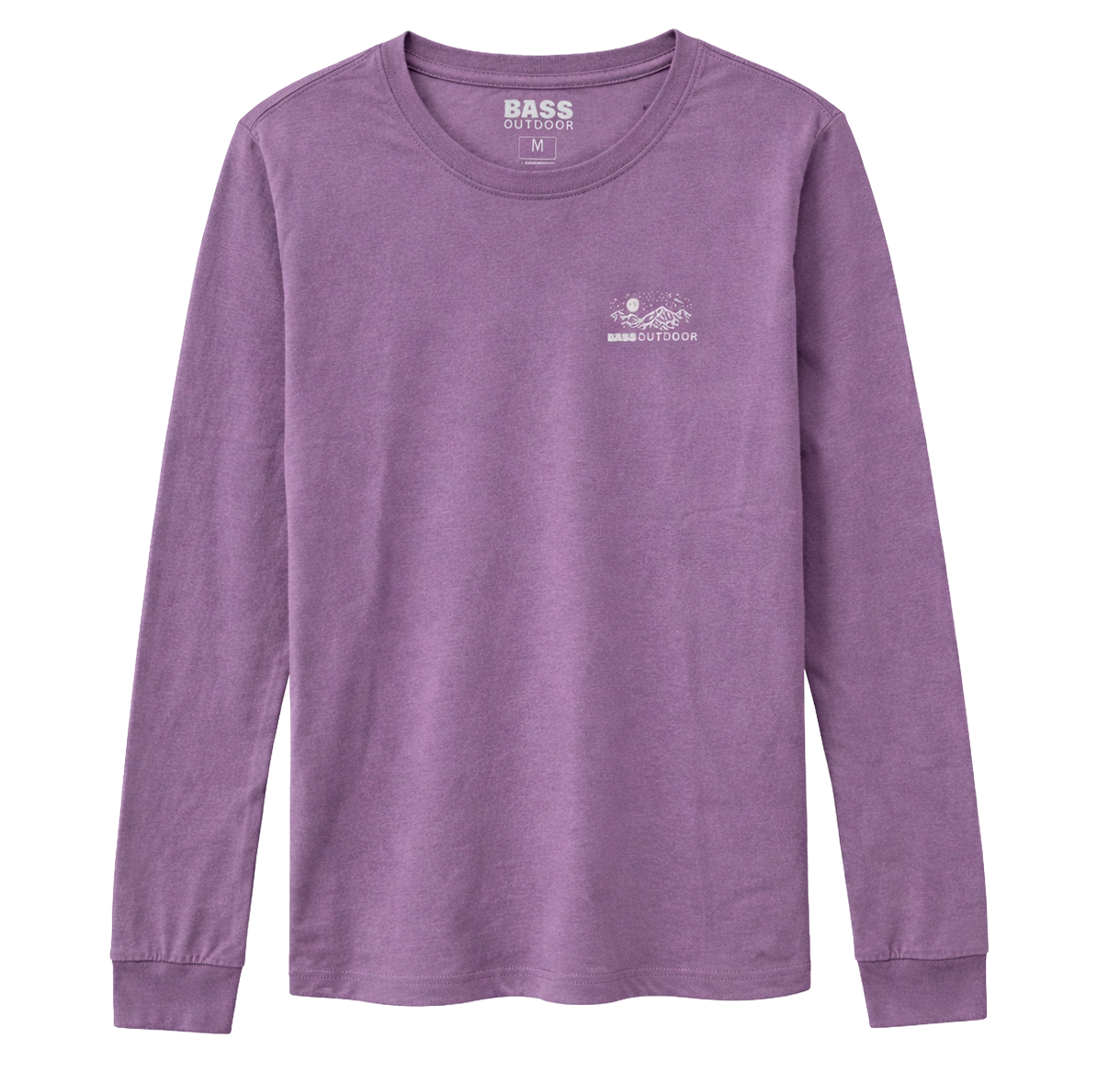 WOMENS LICENSED BASS L/S SHIRT PURPLE - LVWMN