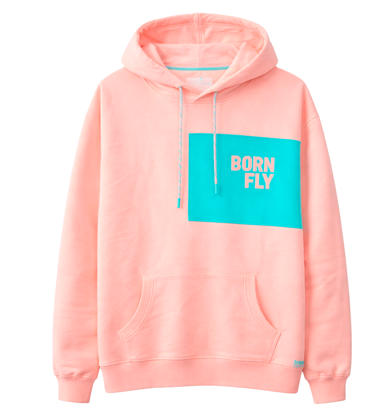 BORN FLY PREMIUM HOODIE SALMON - 2303H4650