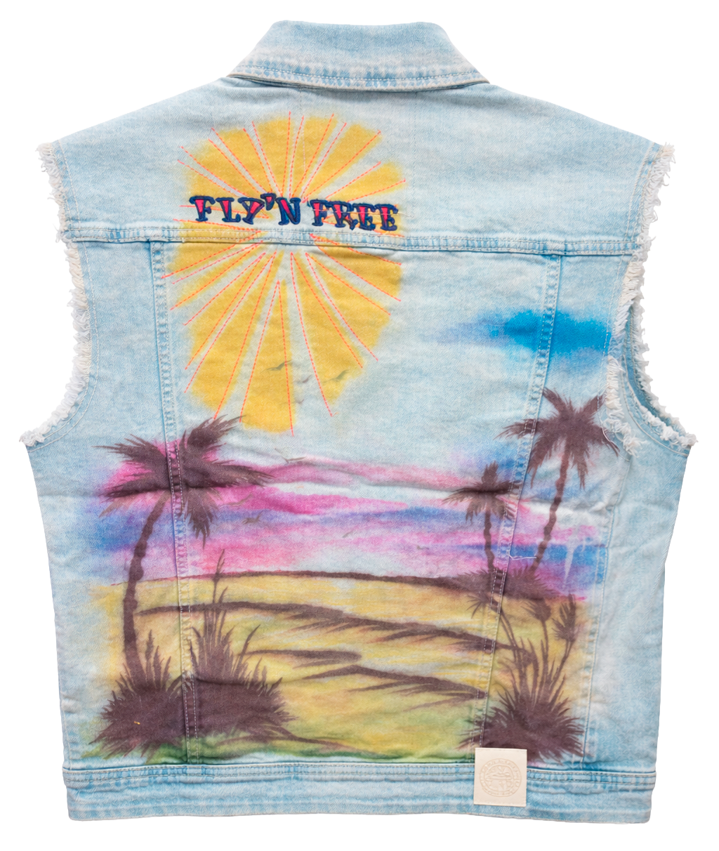 BORN FLY PREMIUM ASSORTED DENIM VESTS ASST - BFDVSTA