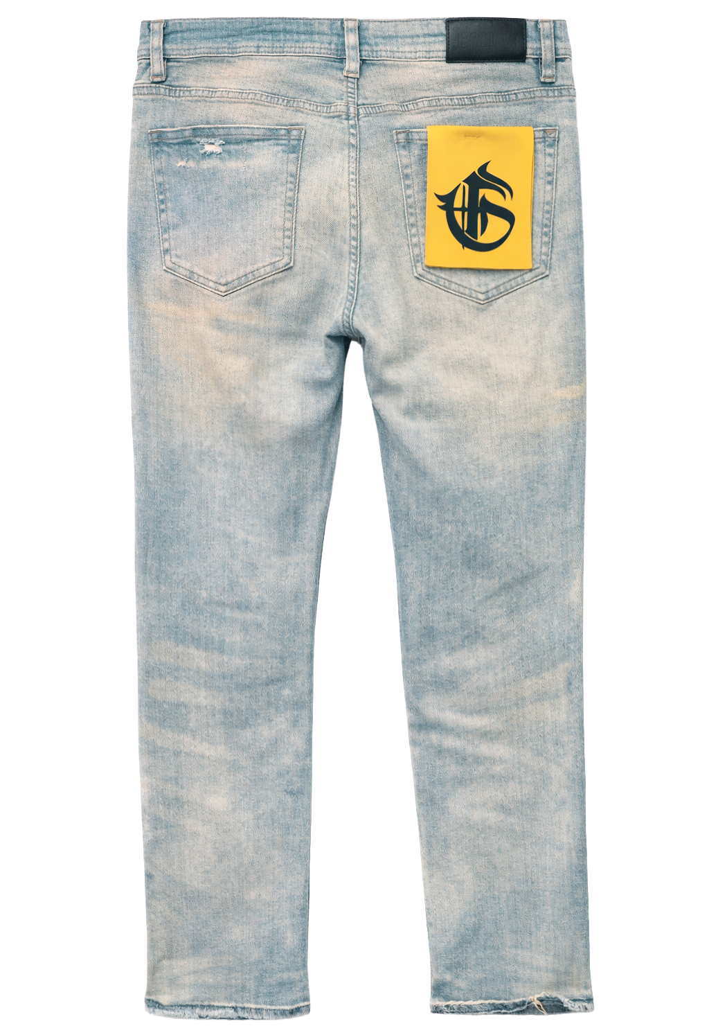 GFTD LA LUKE STACKED JEANS MD WASH - GFDFW25-37