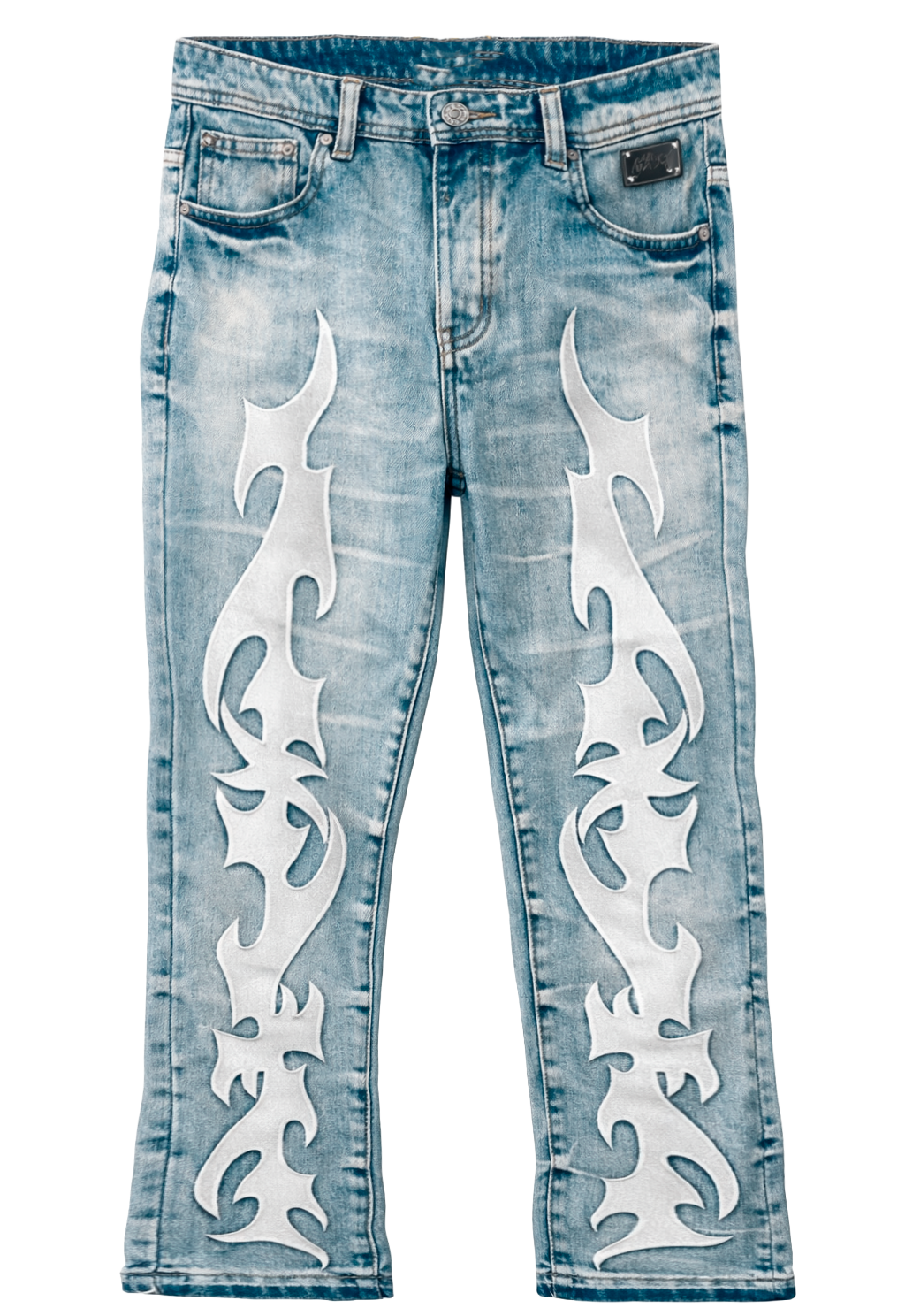 GFTD LA RAPTURE TOUR STACKED JEANS MD WASH - GFDFW25-40