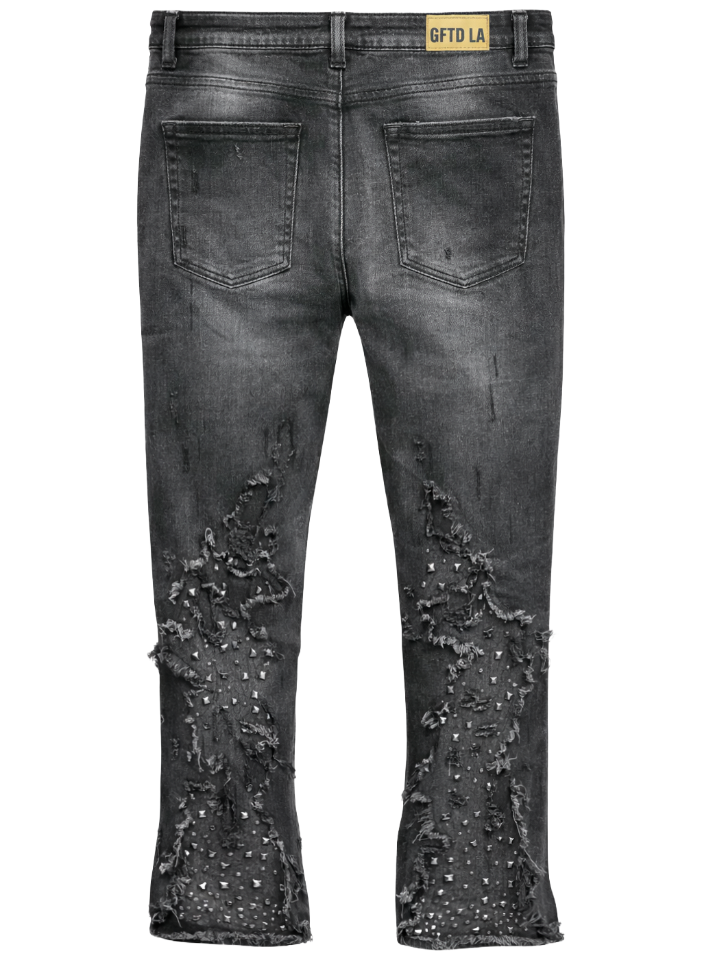 GFTD LA GIFTED TOUR STACKED JEANS BLACK WASH - GFDFW25-39