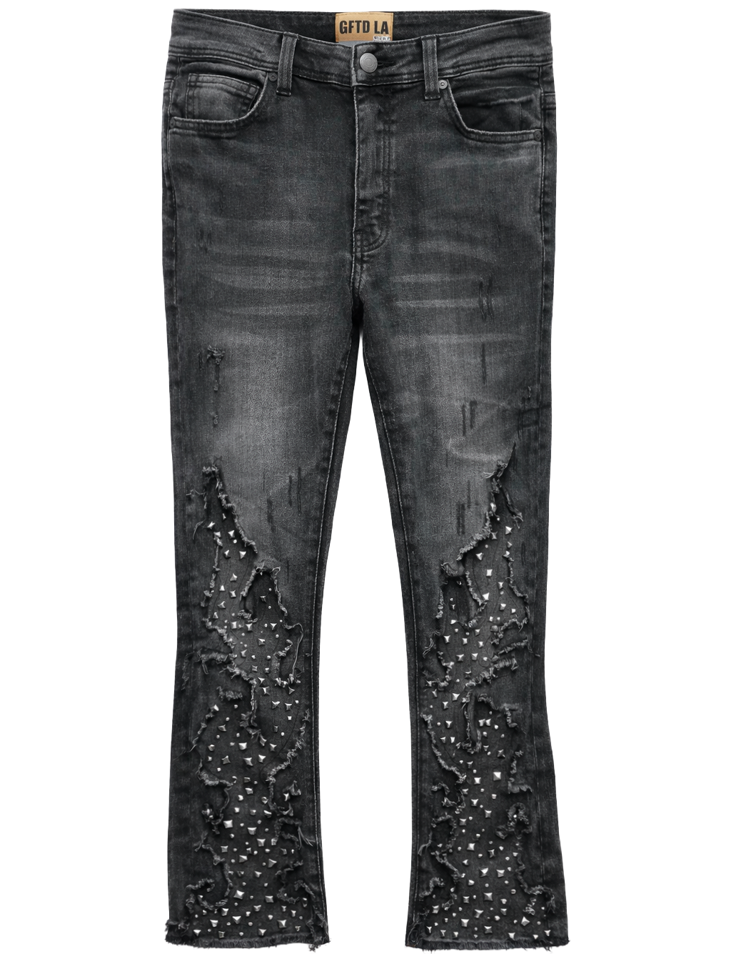 GFTD LA GIFTED TOUR STACKED JEANS BLACK WASH - GFDFW25-39