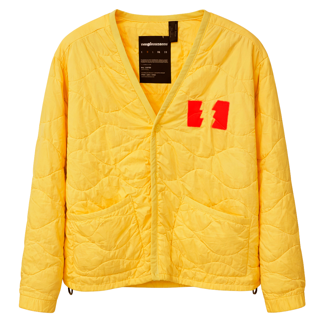 THE HUNDREDS TEENAGER LINER JACKET YELLOW - T24F203009