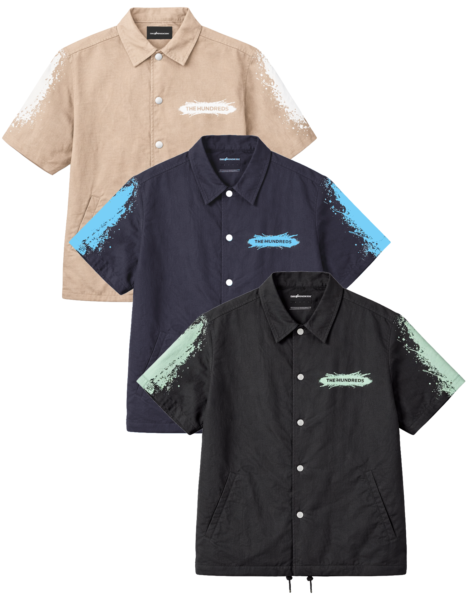 THE HUNDREDS ASSORTED S/S COACHES JACKETS ASST - T24S103010