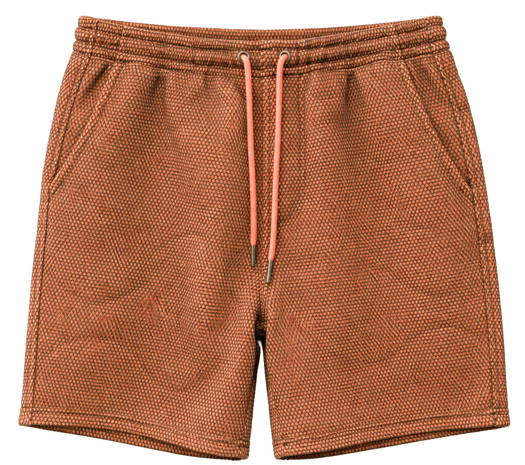 THE HUNDREDS NYLON LINER SHORTS ORANGE - T24S105011
