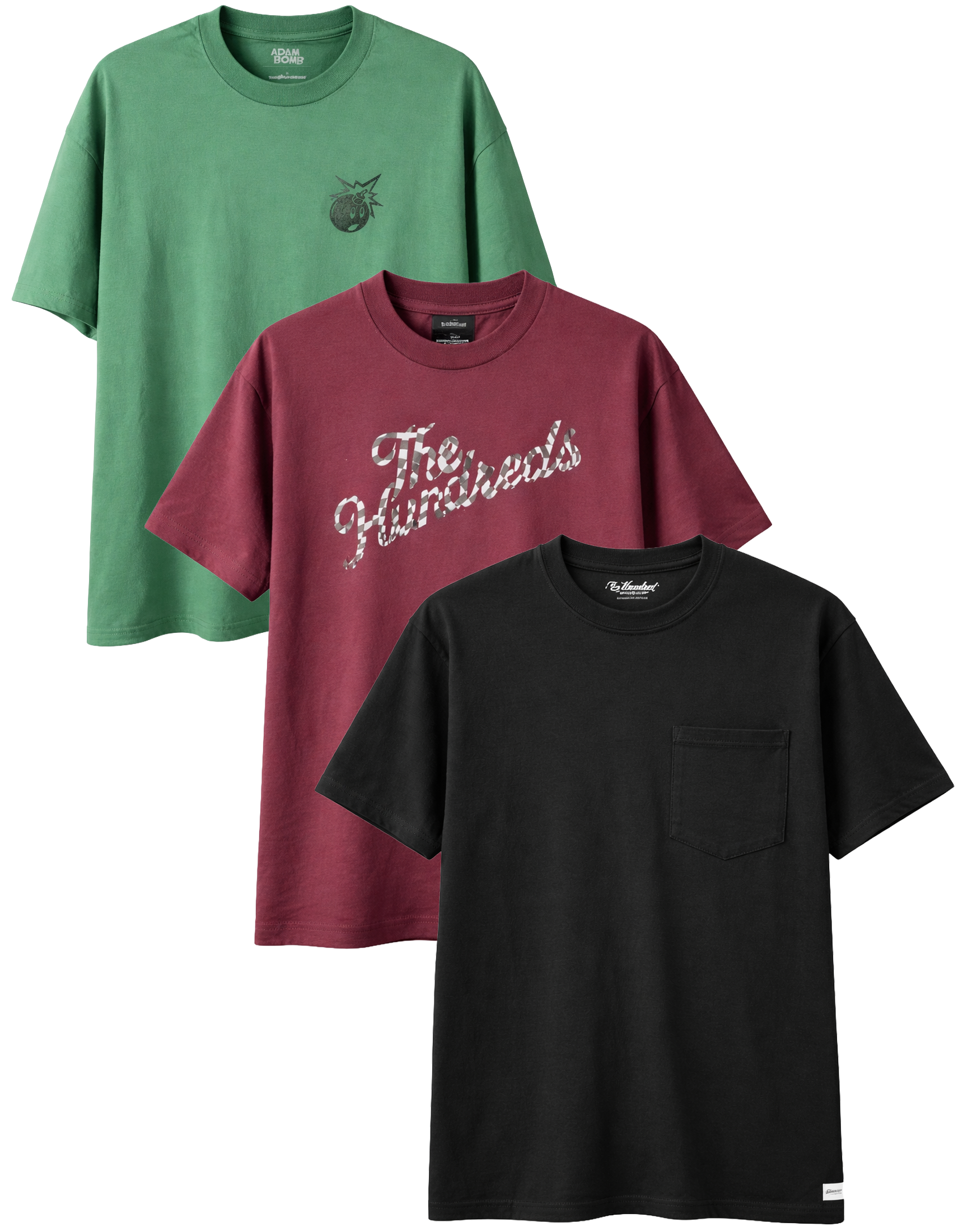 THE HUNDREDS ASSORTED PRINTED TAG T-SHIRTS ASST - T100STS25