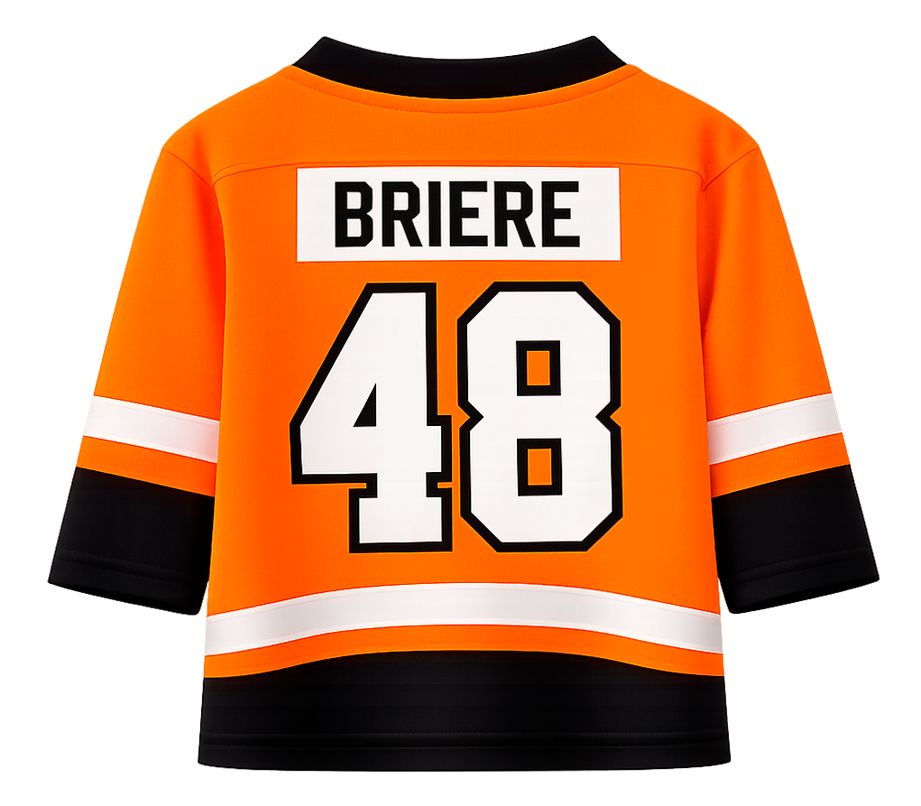 YOUTH NHL FLYERS BRIERE HOCKEY JERSEY ORANGE - NHL001