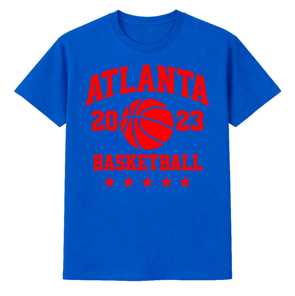 MELROSE PLACE GRAPHIC T-SHIRT BLUE - ATLANTA