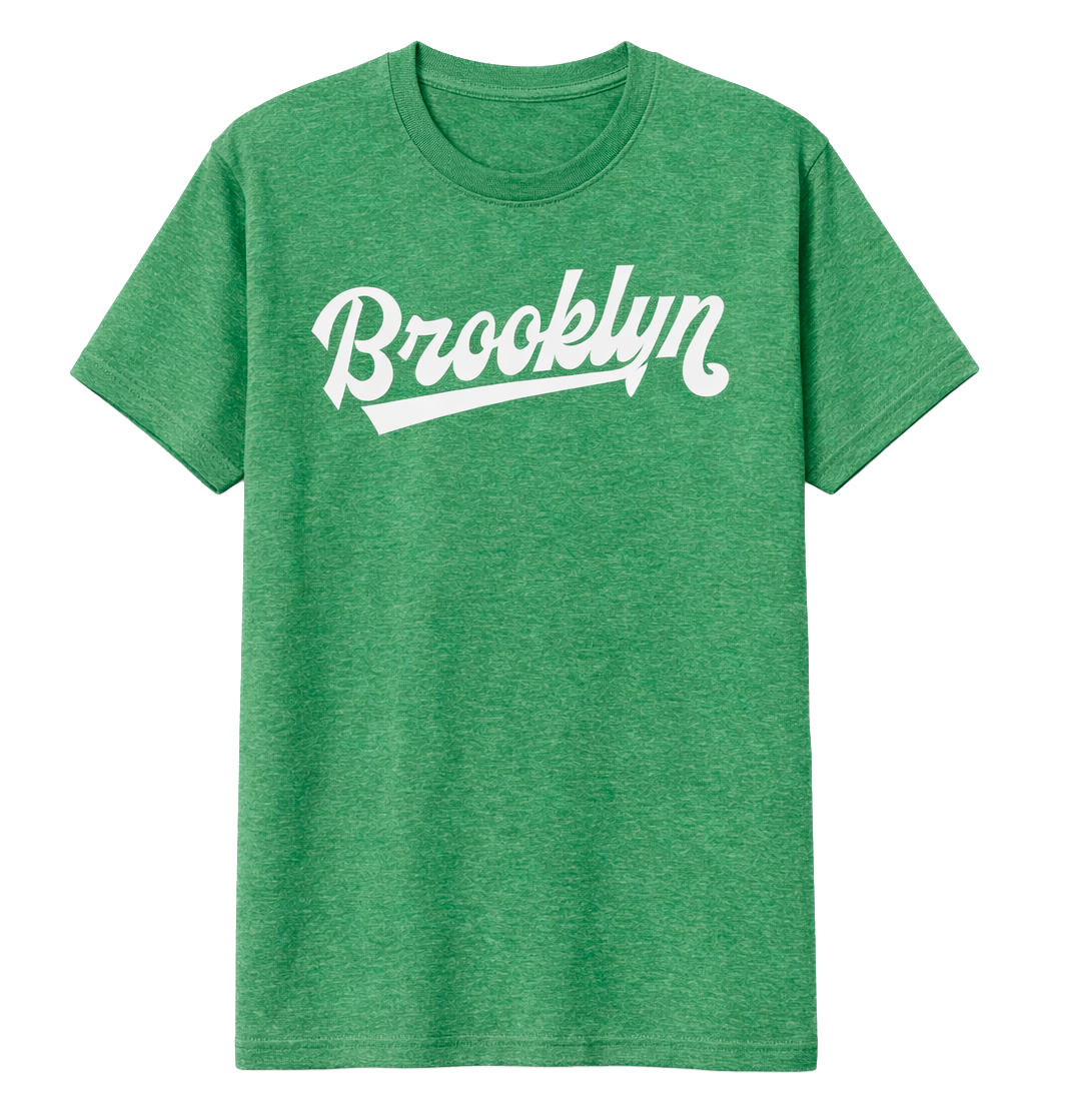 MELROSE PLACE GRAPHIC T-SHIRT GREEN - BROOKLYN