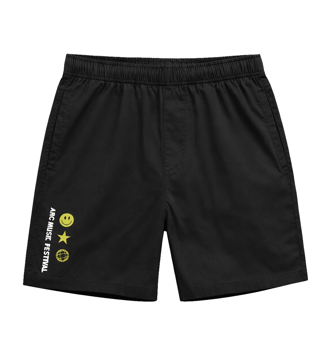 ARC FESTIVAL BOARD SHORTS BLACK - SHARCFIG