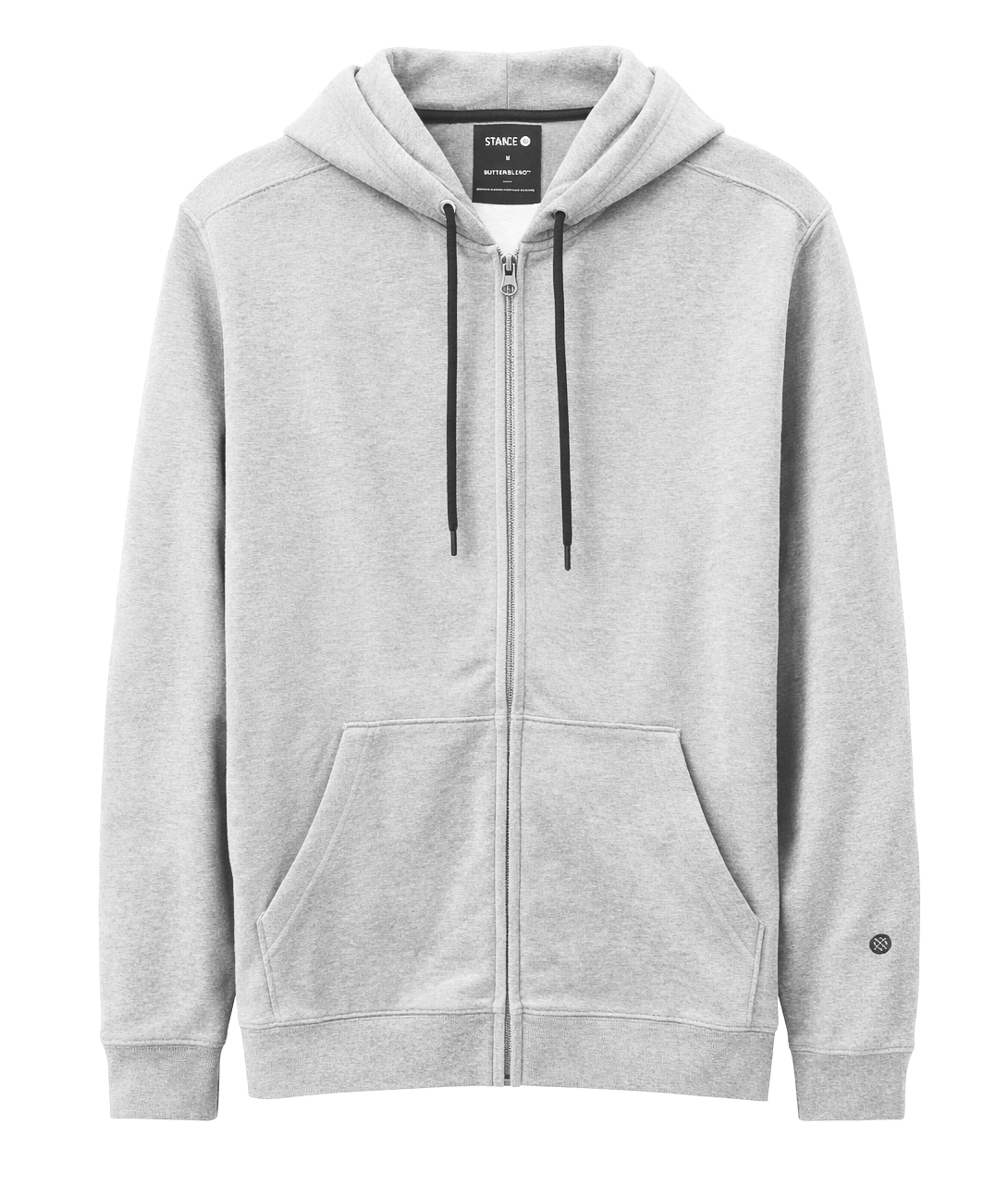 STANCE SHELTER ZIP HOODIE HTR GREY - ABB1D21SHE