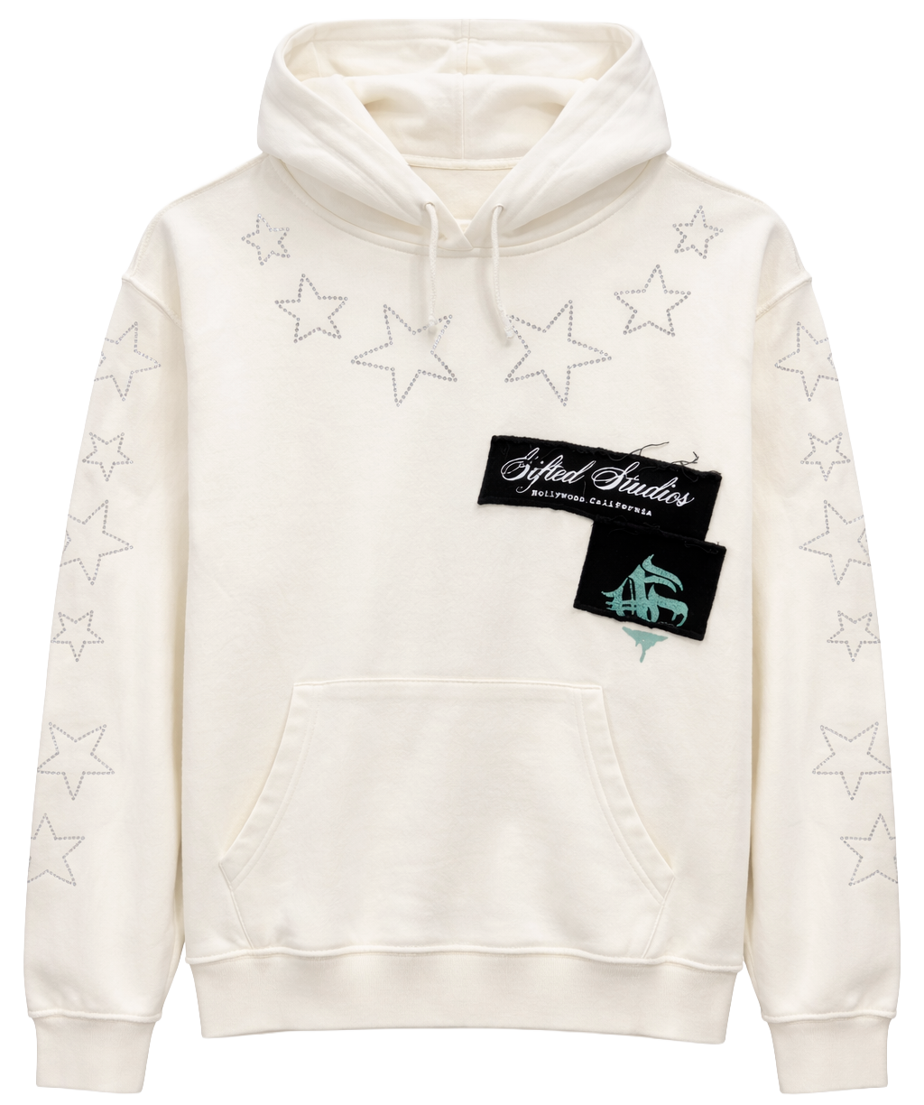 GFTD LA SUPER STAR HOODIE BONE - GFHFW25-50