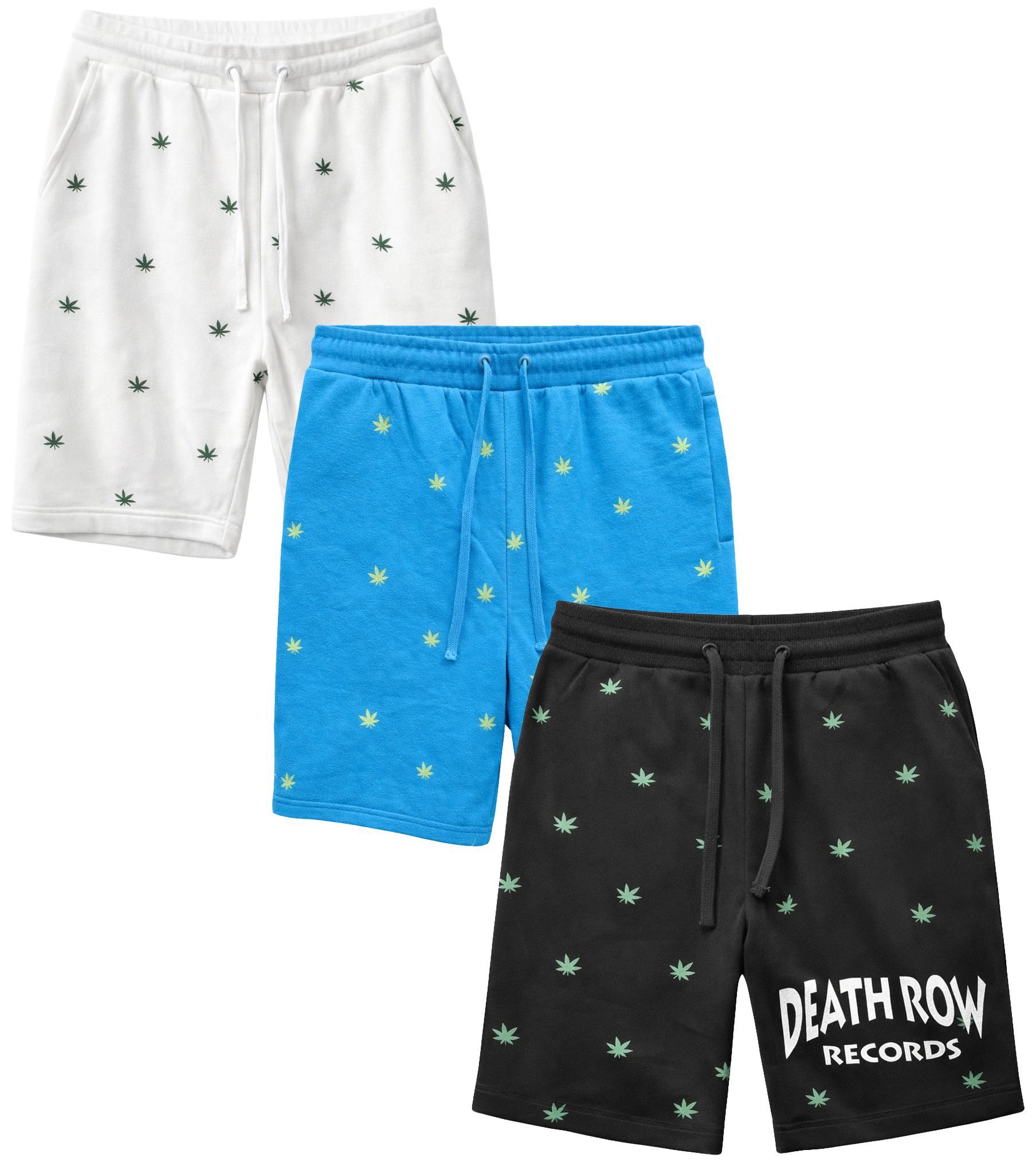 DEATH ROW RECORDS ASSORTED DIRTY PRINT SWEATSHORTS ASST - DR420