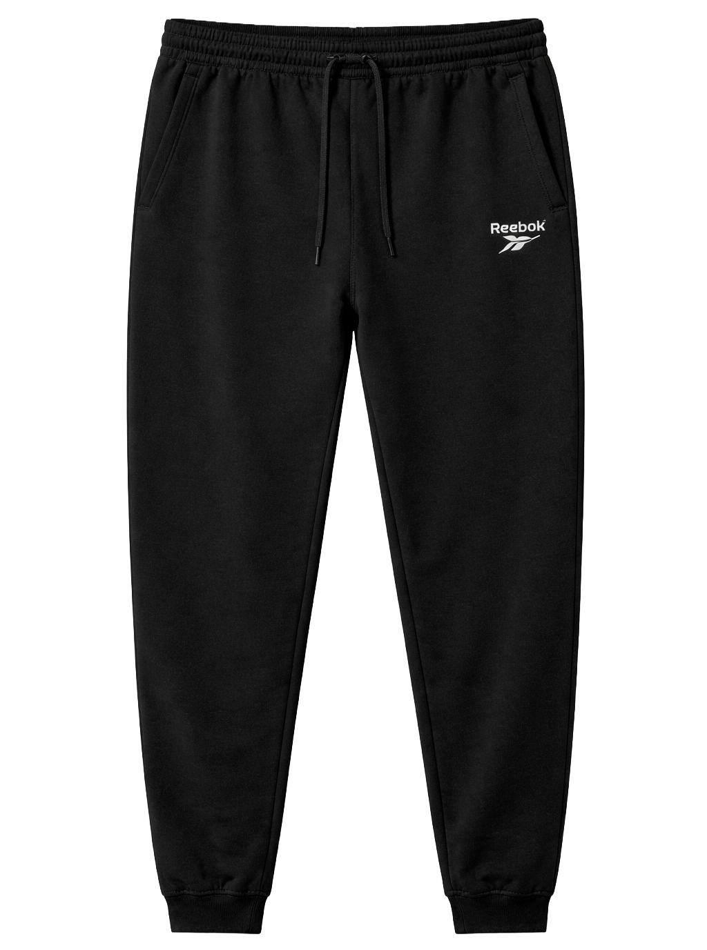 REEBOK FLEECE SWEATPANT JOGGER PANTS BLACK - RBJGR25