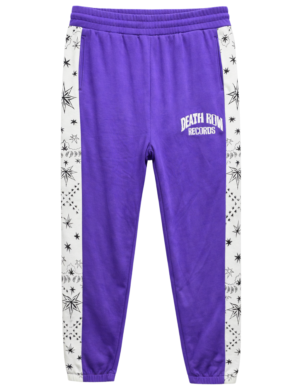 DEATH ROW RECORDS DIRTY PRINT TRACK PANTS PURPLE - 2DR01600