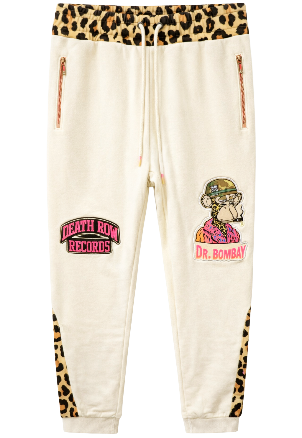 DEATH ROW RECORDS DIRTY PRINT JOGGER PANTS NATURAL - 2XC01615