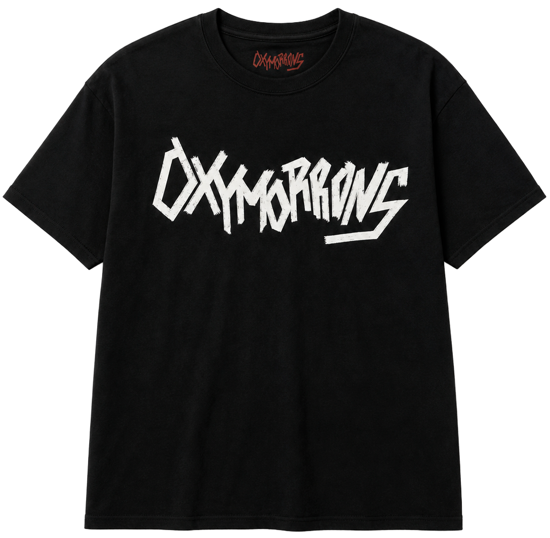 OXYMORRONS GRAPHIC T-SHIRT BLACK - OXT004