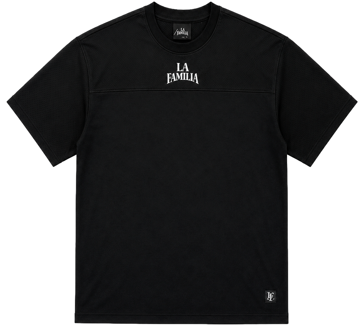 LA FAMILIA S/S JERSEY T-SHIRT BLACK - LFFA25KT003