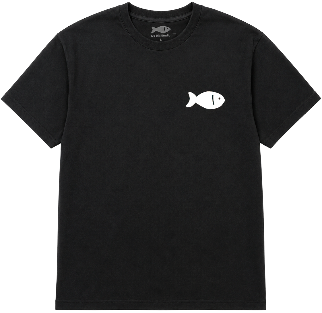 LICENSED DO BIG STUDIOS GRAPHIC T-SHIRT BLACK - BWB-008