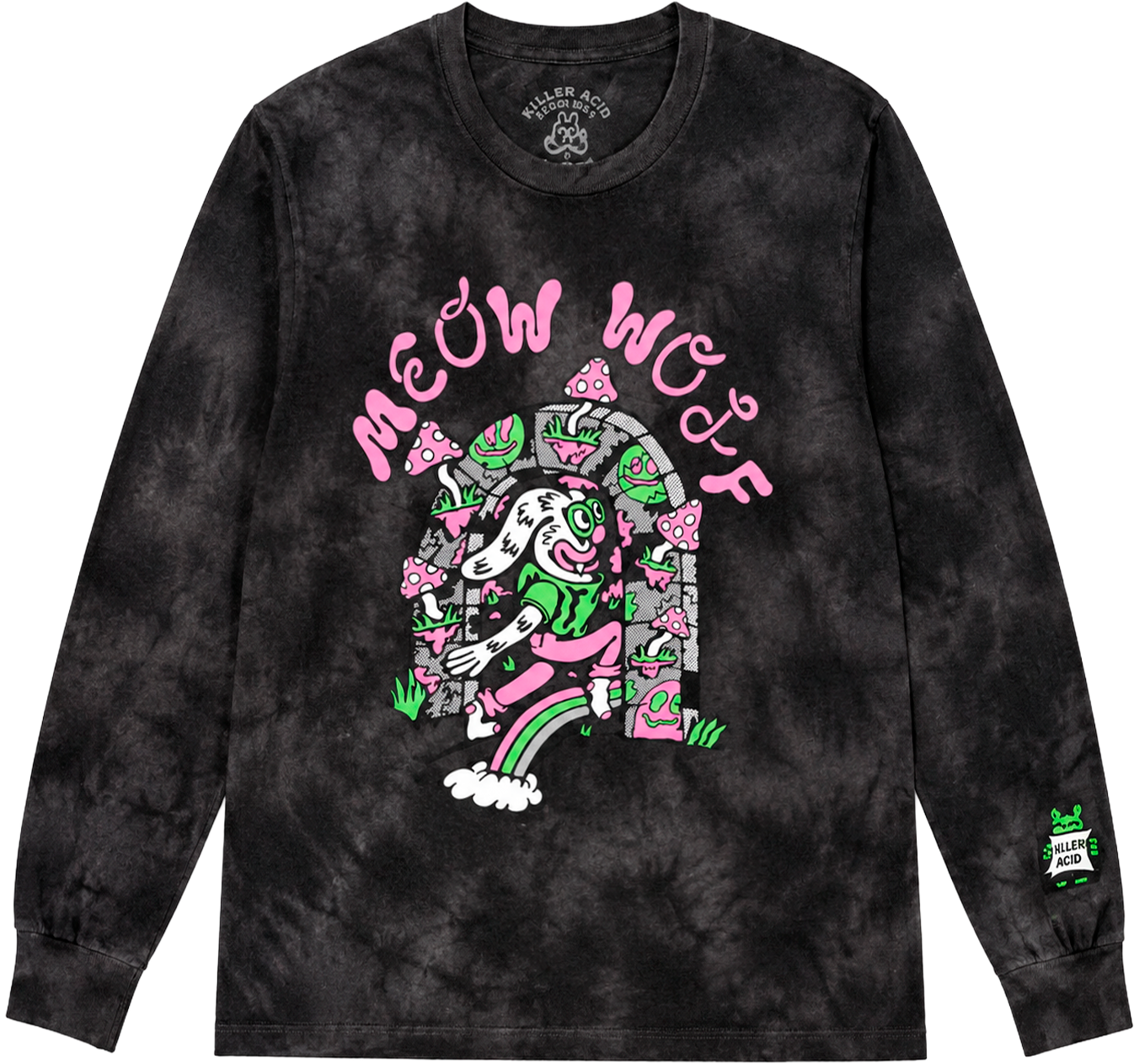 KILLER ACID GRAPHIC L/S SHIRT BLACK - MW TAKE THIS