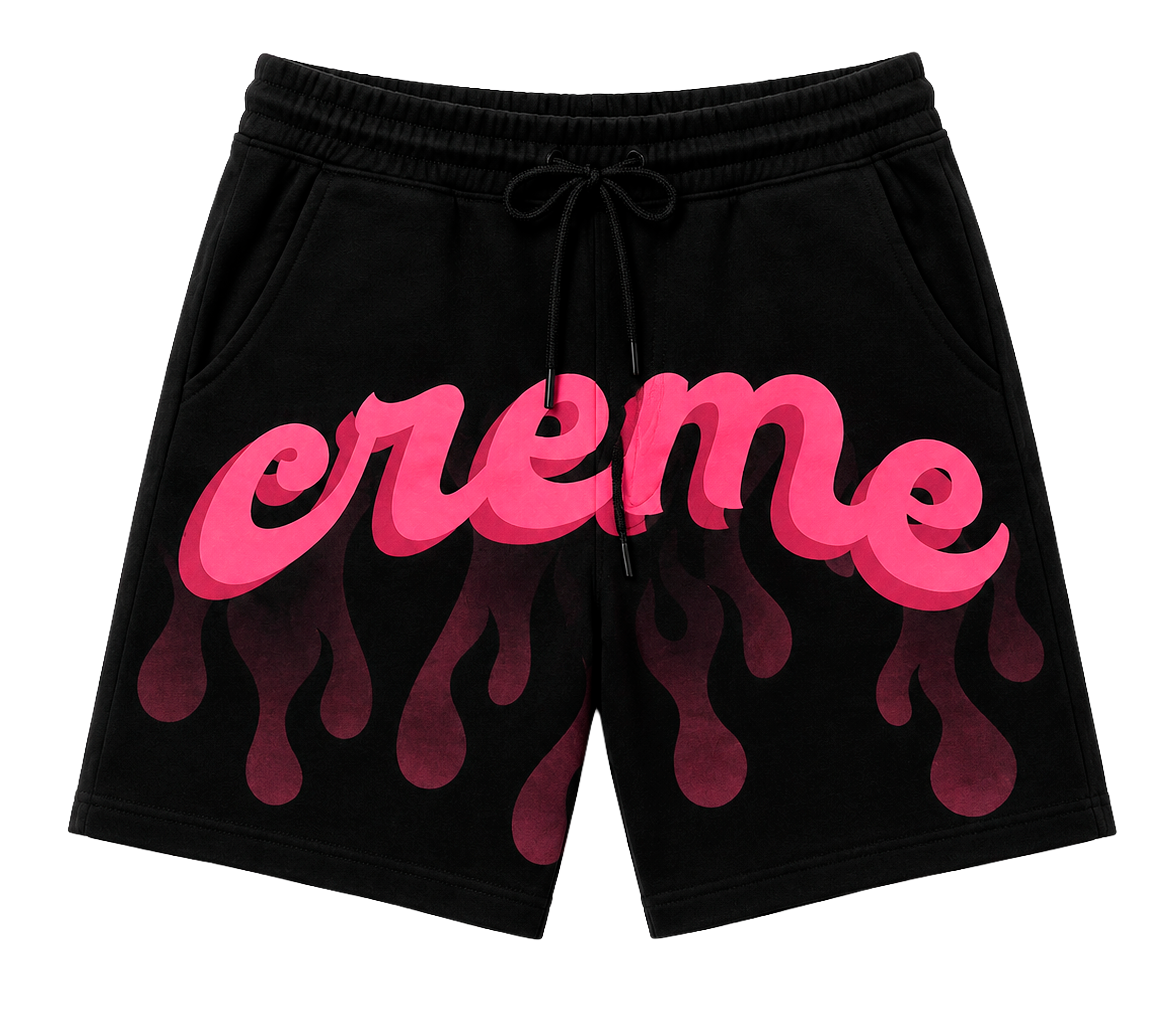 REBEL MINDS NYLON TRACK SHORTS BLACK - 151-953